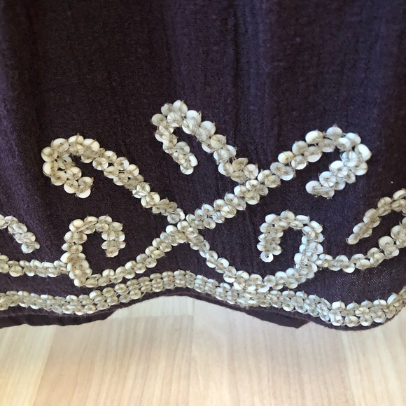 Free People Beaded Dress with Keyhole Back - Picture 5 of 8